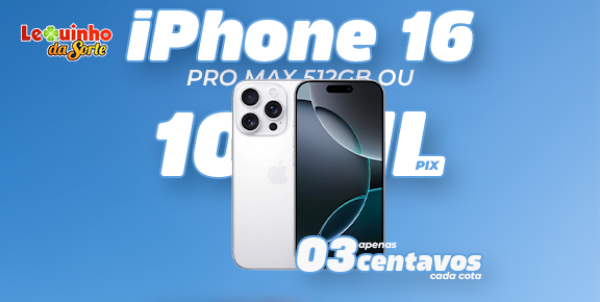 IPHONE 16 PRO MAX 512GB OU R$10.000,00 NO PIX