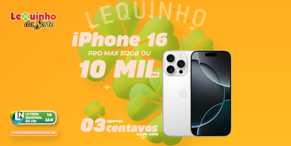 IPHONE 16 PRO MAX 512GB OU R$10.000,00 NO PIX